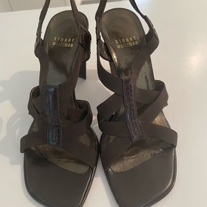 Brown Stuart Weitzman Sandals